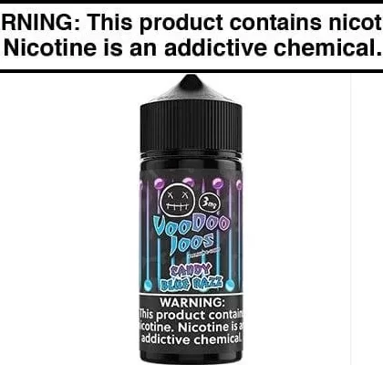 CANDY BLUE RAZZ BY VOODOO JUICE 100ML - Vape Product, Vape Product