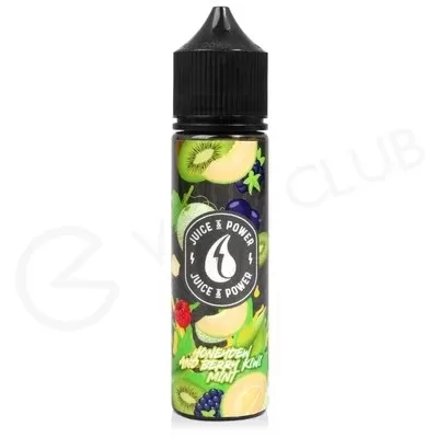 Honeydew & Berry Kiwi Mint Shortfill E-Liquid by Juice N Power Fruits 50ml