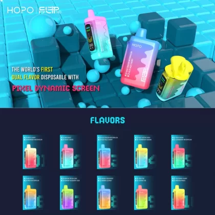 Hopo Flip Dual Favors 16k - Orange Raspberry Banana Coconut