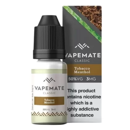 Tobacco Menthol E-Liquid by Vapemate (10ml) - 3mg