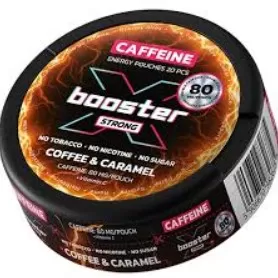 Woreczki Kofeinowe X-BOOSTER 80mg – Coffee Caramel Snus