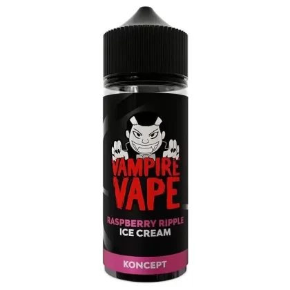 VAMPIRE VAPE KONCEPT RASPBERRY RIPPLE ICE CREAM 100ML SHORTFILL E-LIQUID
