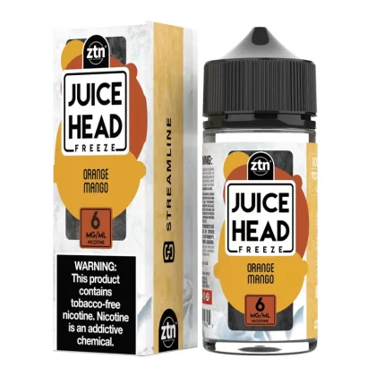 JUICE HEAD ZTN FREEZE – ORANGE MANGO 100ML - Vapebazaar Pk