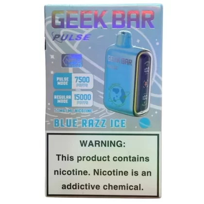 Blue Razz Ice – Geek Bar Pulse 15000 - Ejuicewarehouse