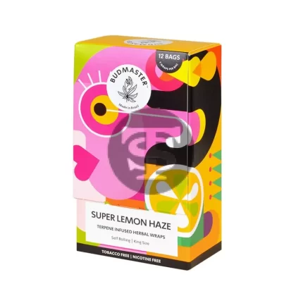 Bud Master Herbal Wraps, Super Lemon Haze 12x2pk - Vape Store