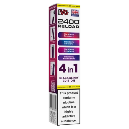 Blackberry Edition IVG 2400 Refill Pods - Ecigwizard