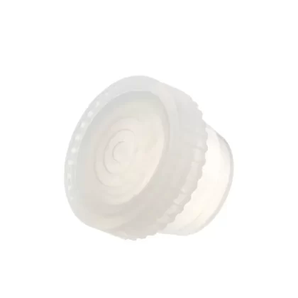 Plastic Caps | Ridged Stopper | 12mm – Clear