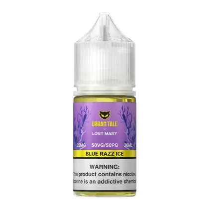 Blue Raz Ice Urban Tale X Lost Mary Vape Juice - Customer Group#Consumer~Nicotine#35mg>50mg~Size#Single