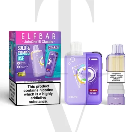 ELF BAR JOINONE15 CLASSIC PREFILLED VAPE KIT