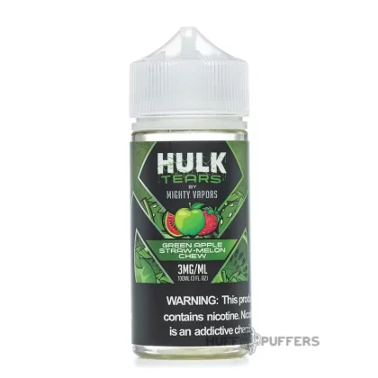 Hulk Tears – Green Apple Straw-Melon Chew 100mL
