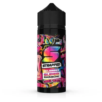 Super Rainbow By Strapped Reloaded 100ml Shortfill - Vape Store