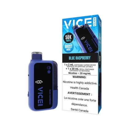 Vice Click Disposable Vape – 50,000 Puffs – Blue Raspberry