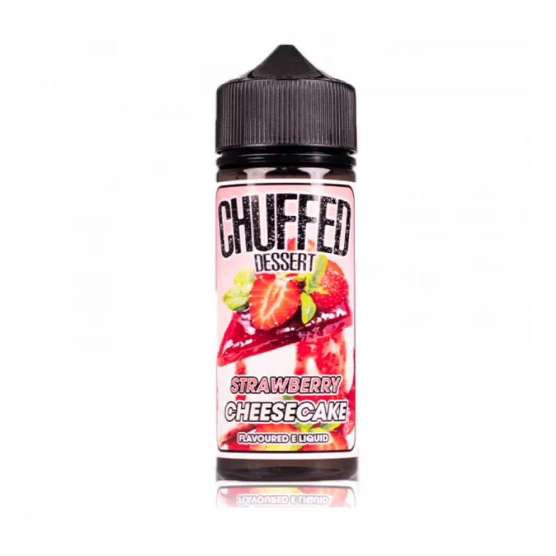 Chuffed Dessert Strawberry Cheesecake 100ml Short Fill E Liquid - 0mg (100ml Juice), 1.5mg (Includes 1 x Nic Shot)