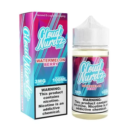 Watermelon Berry Iced by Cloud Nurdz 100ml - Vape Product, Vape Product
