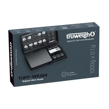 Truweigh Tuff-Weigh-Black : 1000g X 0.1g - Ejuicewarehouse