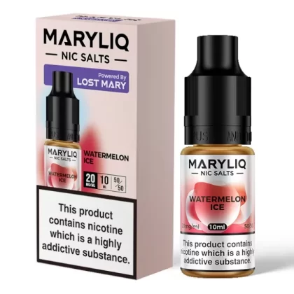 WATERMELON ICE NIC SALT E LIQUID BY MARYLIQ