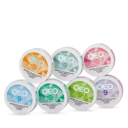 OEO Peppermint Nicotine Pouches - Strength#6mg>9mg~Size#20-count