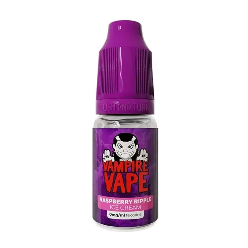 Raspberry Ripple Ice Cream E-Liquid by Vampire Vape (10ml) - 12mg
