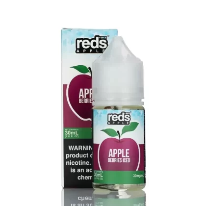 7 Daze Salt Series - Reds Apple Berries Iced- 30ml - 30mg