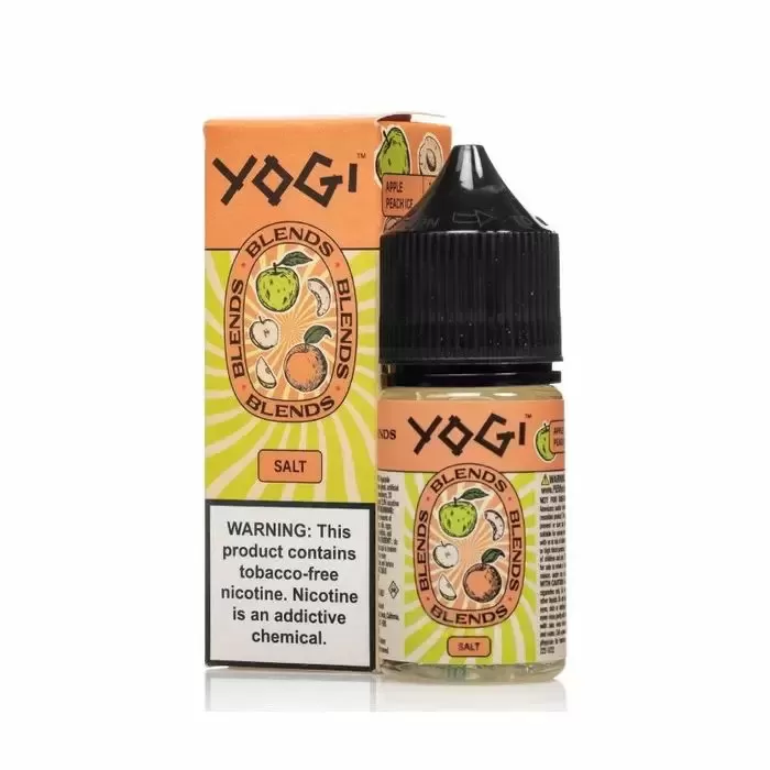 Yogi Blends – Salt Apple Peach Ice 30ml - Vape Product, Vape Product