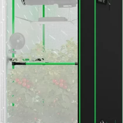 VIVOSUN P336 36″×36″×72″ PRO Grow Tent, with Thick 1 inch Poles, Strengthened High Reflective Mylar Oxford Fabric, Extra Hanging Bars & High CFM Kit for Hydroponics Indoor Plant for AeroLight A200SE