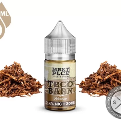 Tobacco TBCO BARN by MRKT PLCE Salt 30ml