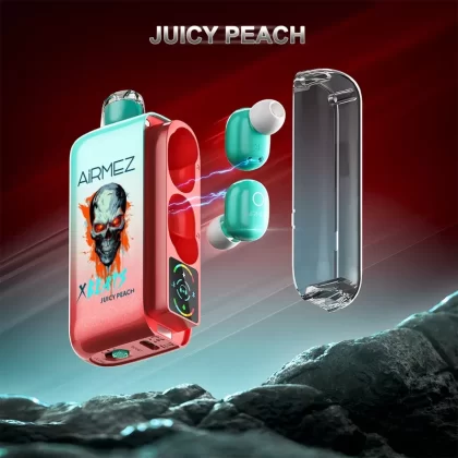 Airmez Xbeats 40,000 Puffs Rechargeable Disposable Vape with Bluetooth 5.0 HiFi TWS Earphones, Dual Mesh Coil, Adjustable Airflow, LED Display & Type-C Fast Charging — Fast from EU & AU Warehouses