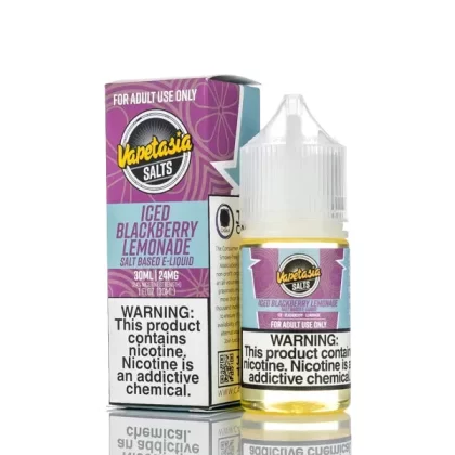 Vapetasia E-Juice Salts - ICED Blackberry Lemonade - 30ml - 24mg