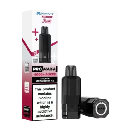 Hayati Pro Max Plus 6000 Prefilled Pod Smooth Strawberry Ice - 20mg