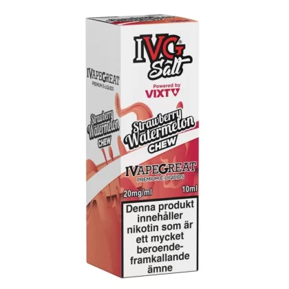 IVG Salt Strawberry Watermelon 10ml 20mg – e-juice med nikotinsalt