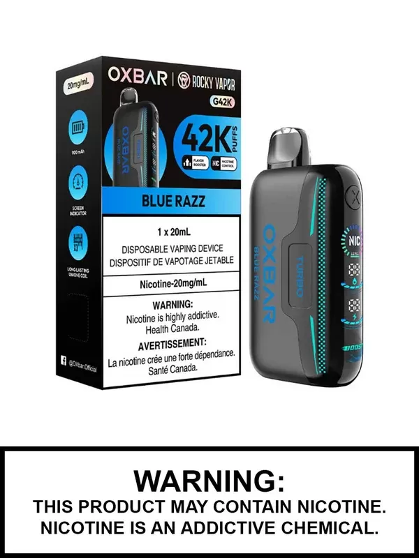 Blue Razz Oxbar G42K Disposable Vape