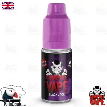 Black Jack E-Liquid by Vampire Vape 10ml - Eliquidsupply