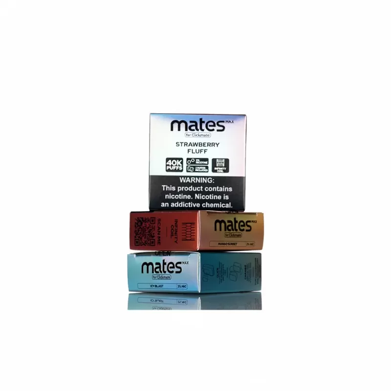 7 Daze Clickmate Mates Max Recharge 2% Nic – 40K Puffs Vape