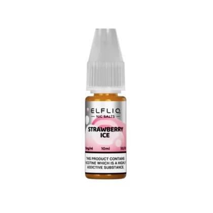 Elfliq Strawberry Ice 10mg and 20mg Salt Nicotine E Liquid