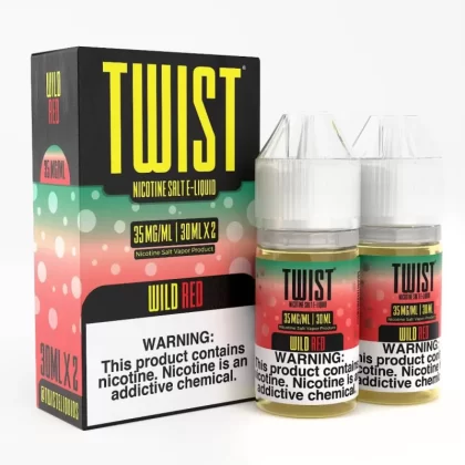 Twist e-Liquids Salt Wild Red eJuice - 60mL (2x30mL); Vape Product, Vape Product; Twist eLiquids