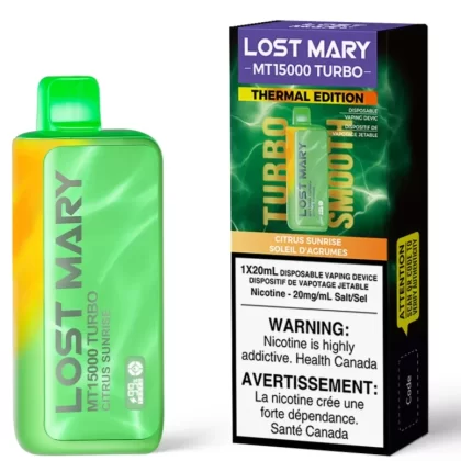 Lost Mary MT15000 Turbo Disposable Vape – Citrus Sunrise
