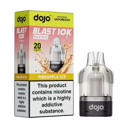 Pineapple Ice Dojo Blast 10K Refill Pack - Ecigwizard