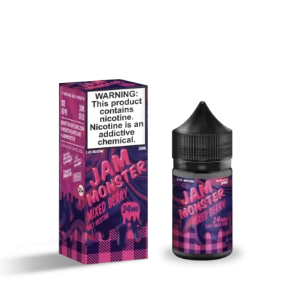Jam Monster Salts Mixed Berry 30ml Nic Salt Vape Juice - Eightvape