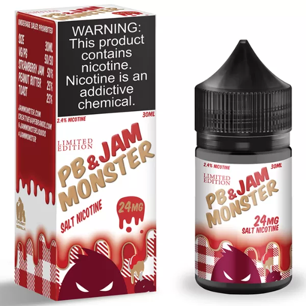 Jam Monster Salt - PB & Jam Strawberry 30ml
