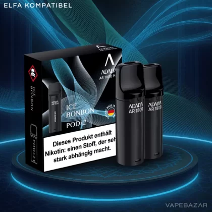Adalya Alpha Pods – Ice Bonbon – (2er Pack) - Adalya / Aromastoffe / Glycerin / Nikotinbenzoat / Propylenglykol