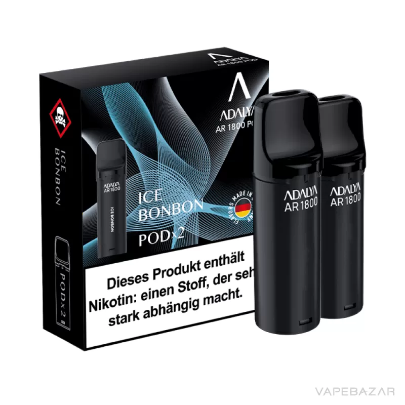 Adalya Alpha Pods – Ice Bonbon – (2er Pack) - Adalya / Aromastoffe / Glycerin / Nikotinbenzoat / Propylenglykol - Image 3