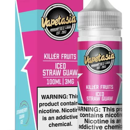 Vapetasia - Killer Fruits ICED Straw Guaw - 100ML E-Liquid - 6MG