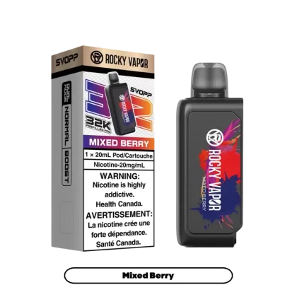 Svopp Rocky Vapor 32 000 bouffées (dosettes préremplies) – Baies mélangées
