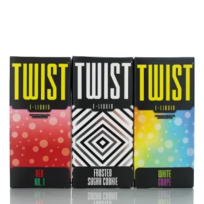 Twist E-Liquids - No Nicotine Vape Juice - 120ml - Banana Amber