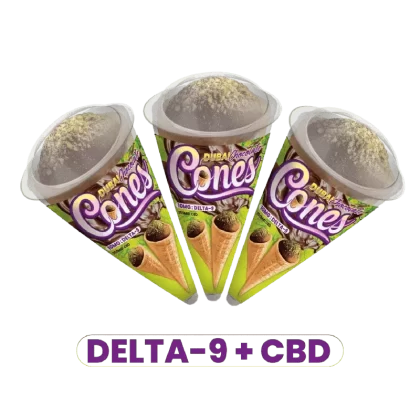 A Gift From Nature DELTA 9 CONES – DUBAI CHOCOLATE – 10MG