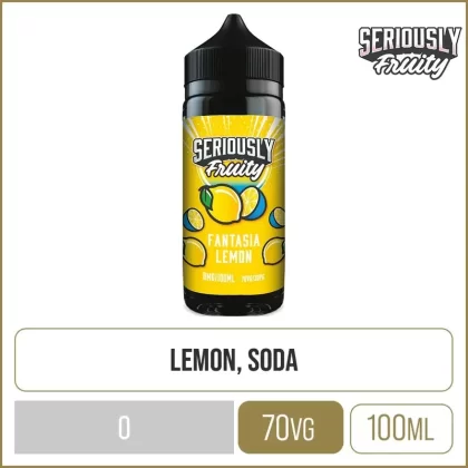 Fantasia Lemon Seriously Fruity E-Liquid 100ml