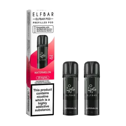 Watermelon Elfbar 600 Pods - Ecigwizard