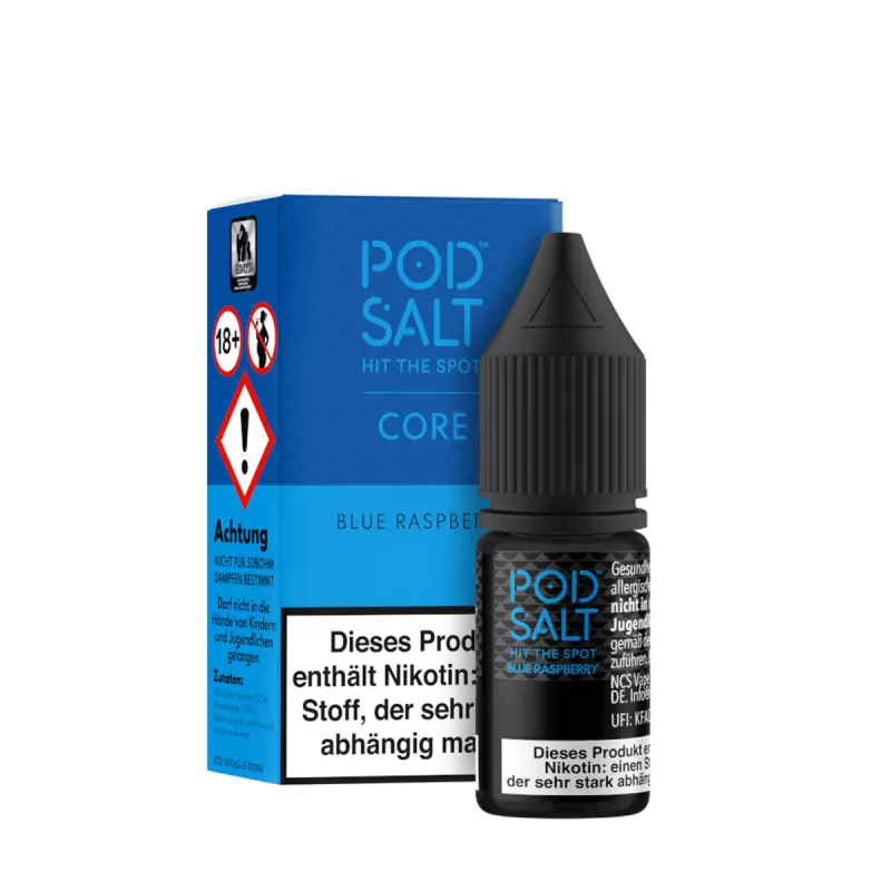 Podsalt Core – Blue Raspberry - 11mg/ml, 20mg/ml; Himbeere - Image 3