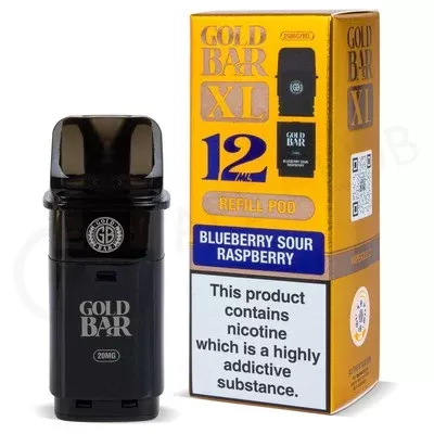 Blueberry Sour Raspberry Gold Bar XL Refill Pack - Ecigpremium