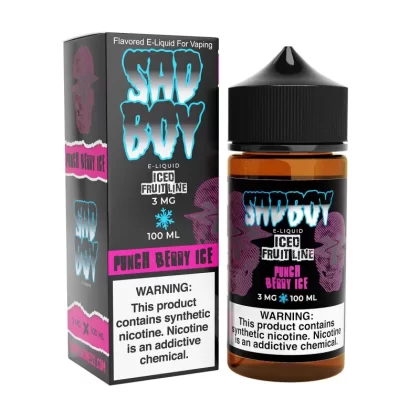 SADBOY E-Liquid - Punch Berry ICE 100ML - Iced Fruit Line Series - 3MG